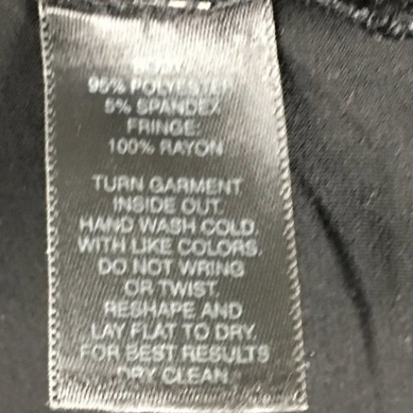 WHBM Sleeveless Tiered Fringe Dress - Picture 8 of 9